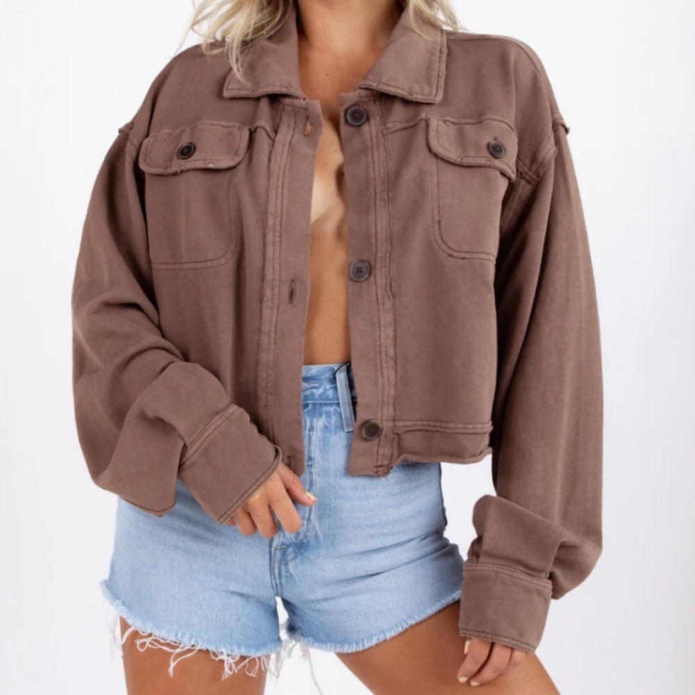 Free People Saturday Shirt Jacket